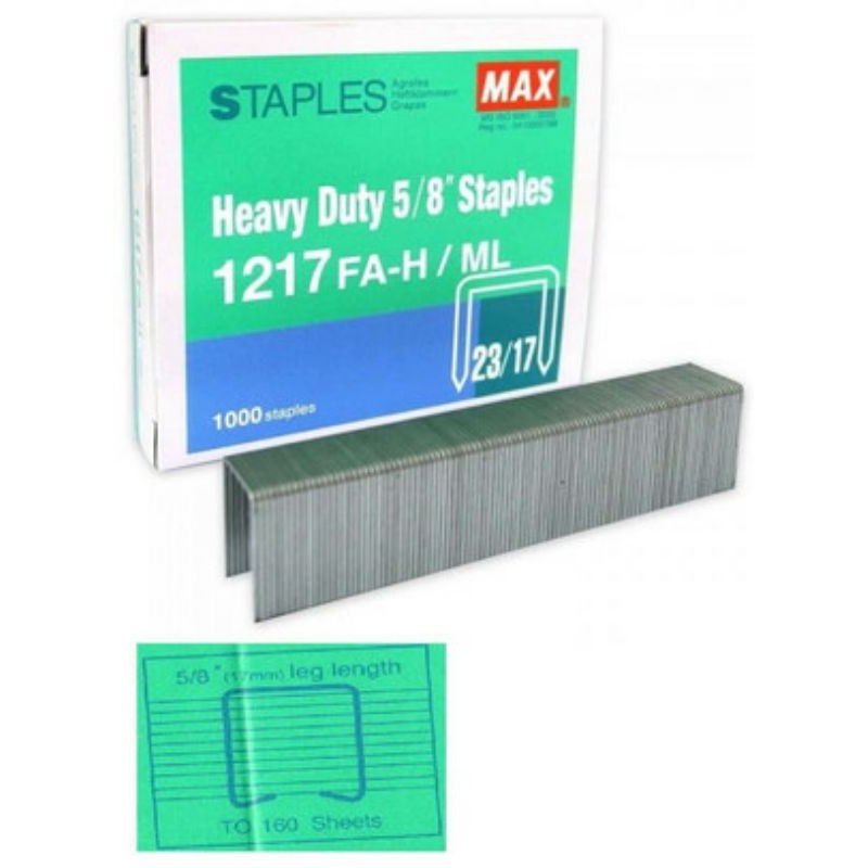 

Isi Staples / Stapler / Hekter Besar MAX 5/8 inci 23/17