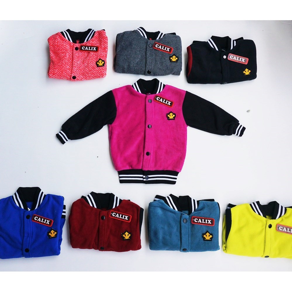 Jaket Anak Baseball Baby Terry Jaket Anak Murah Unisex