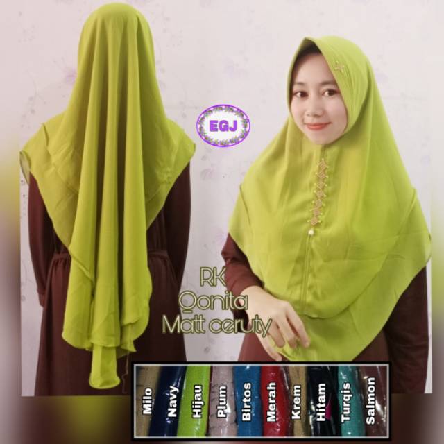 jilbab ceruty babydoll merk rk