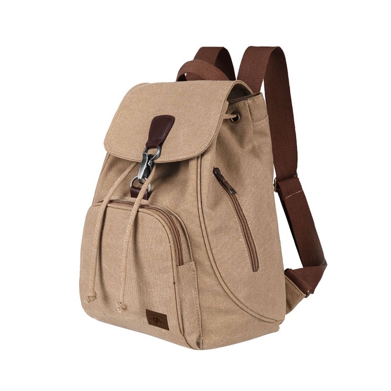 GHbag Klub New Arrival - Tas Ransel canvas IAC Backpack Up to 16 inch - Tas Ranse Tas Wanita Daypack