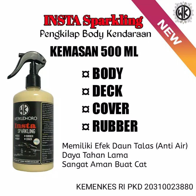 Penghilang Baret Body / Pengkilap Body Mobil / Wax / Poles / Pengkilap / Hidrophobic / Scratch Remover WK