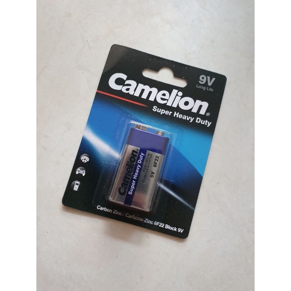 Baterai Camelion Extra Super Heavy duty 9V Baterai Kotak 9v