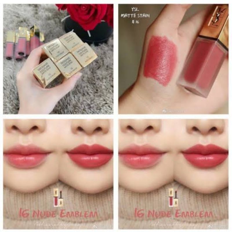 YSL Tatouage Couture Matte Stain 16 Nude Emblem