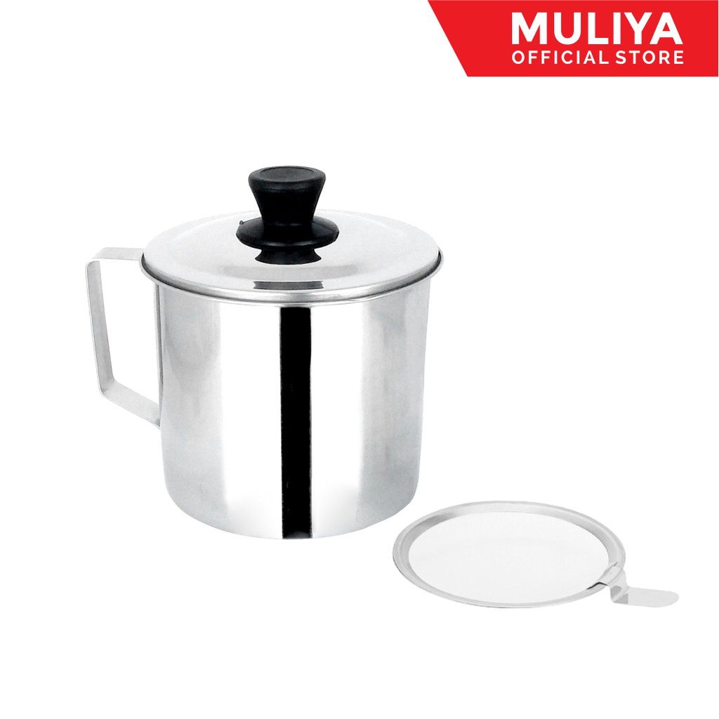 Saringan Minyak  - OIL POT Muliya OP-12 Stainless Steel