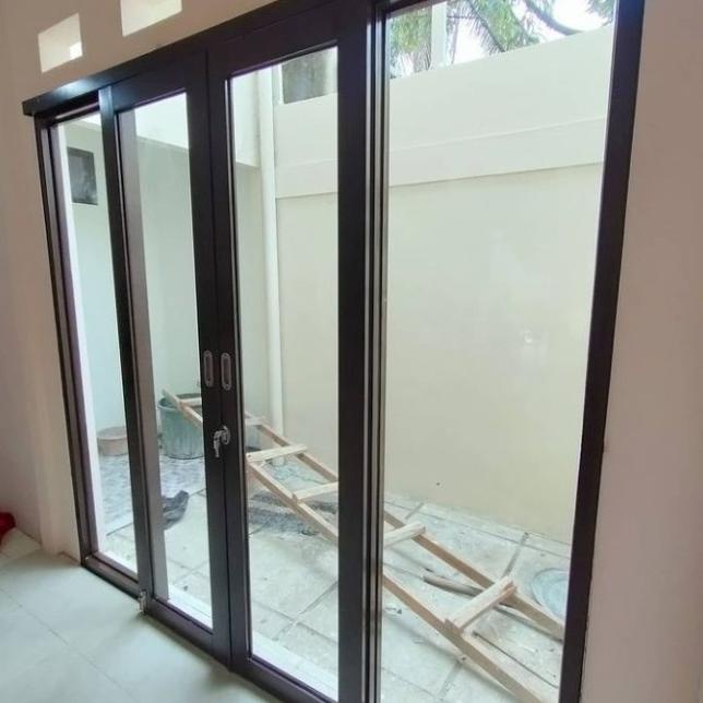 Pintu Lipat Aluminium Rel Wina Murah Jabodetabek Bisa Request Ukuran
