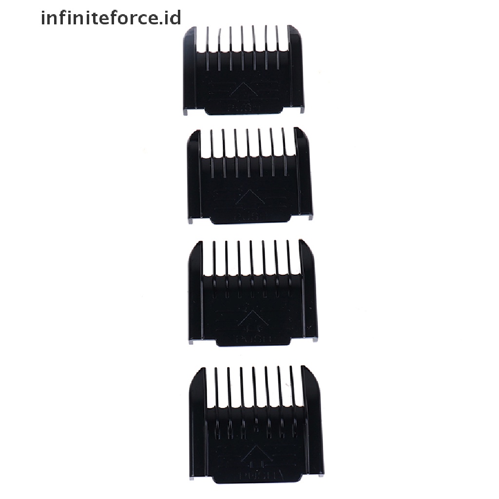 Infiniteforce.id 4pcs / Set Sisir Panduan Potong Rambut Pengganti Untuk Aksesoris Mesin Cukur Elektrik