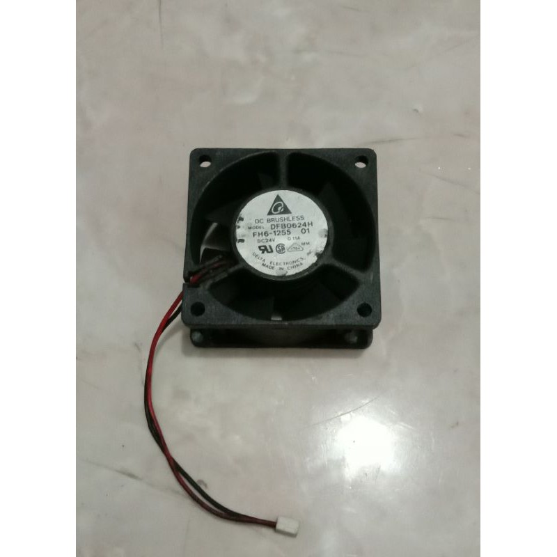 Fan/kipas delta DFB0624H 6x6Cm 24V 0.11A