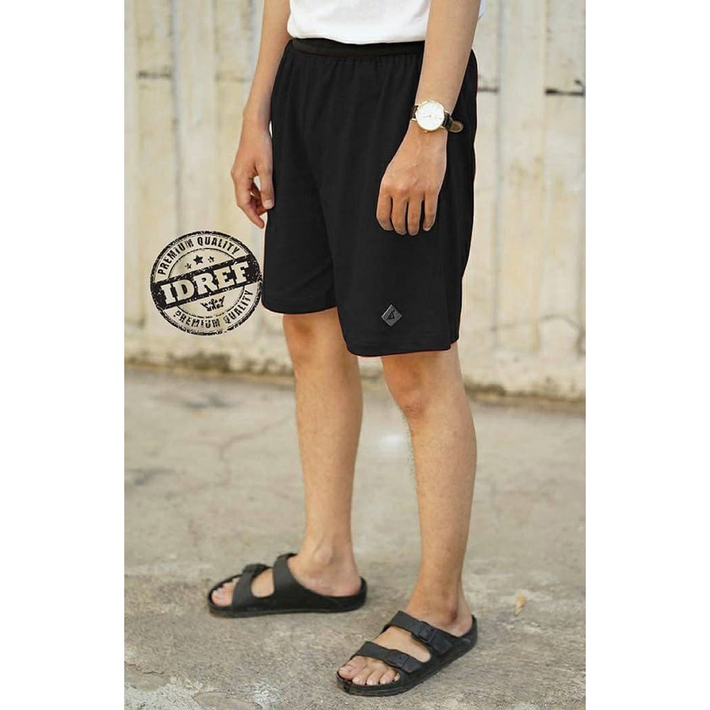 Celana Pendek celana pendek boxer jumbo dewasa logo bahan kaos Pria