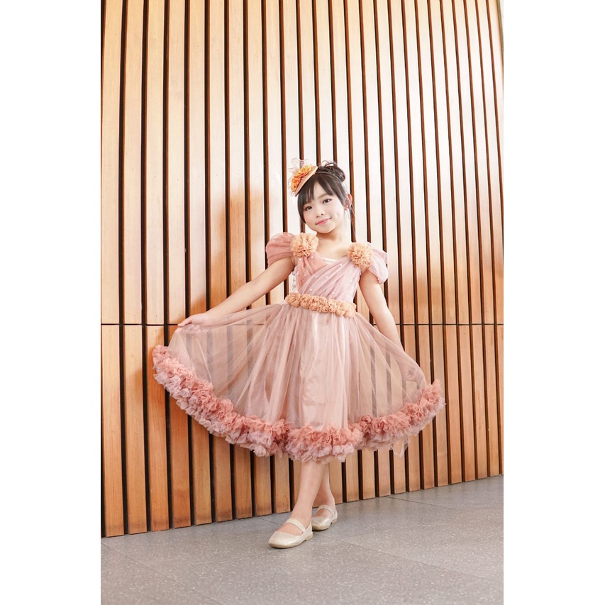 Dres tutu petite pelangi with shawl