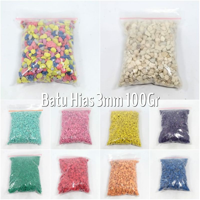 Batu Hias Kecil 100gram 3mm