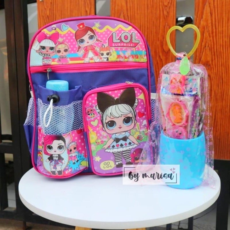 Tas anak Perempuan Tas sekolas Karakter Tas Ransel anak perempuan lucu gratis parcel