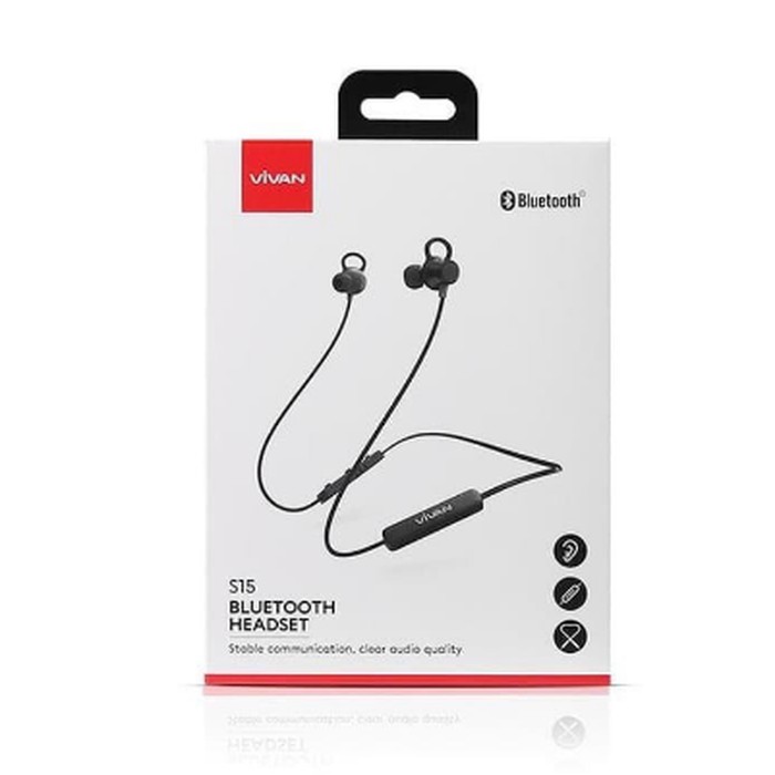 Headset Handsfree Bluetooth Vivan S15 Sport Magnetic Waterproof_mf