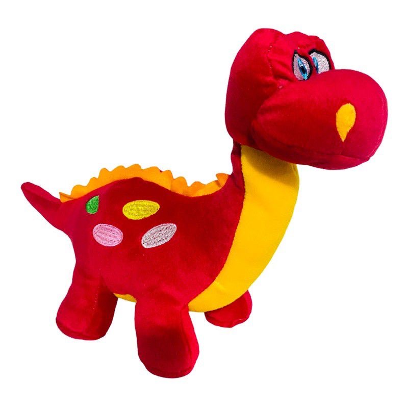 Boneka Dinosaurus Tompel Warna Warni 6 Varian Warna Berlabel SNI