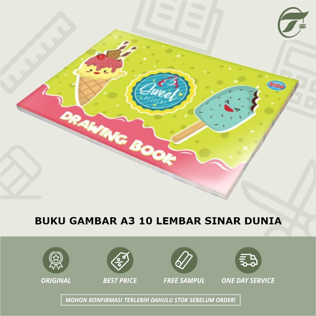 

BUKU GAMBAR DRAWING BOOK A3 SINAR DUNIA