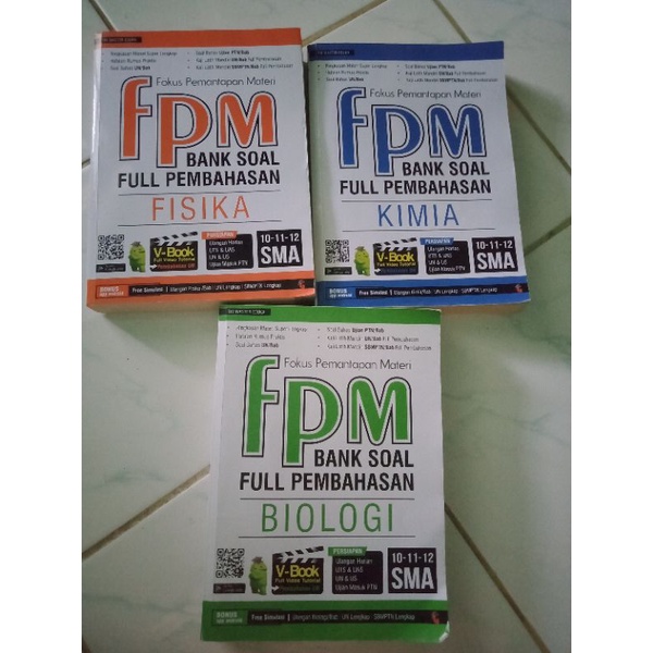 

Fokus Pemantapan Materi (FPM) FISIKA, KIMIA, BIOLOGI kelas 10-12