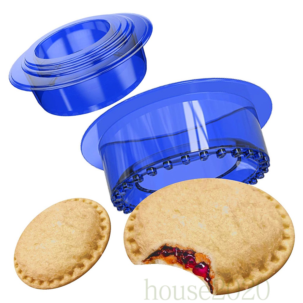 [HOUSE2020]5pcs/set Sandwich Sealers DIY Round Bread Maker Molds Plastic Lunchbox Kitchen Baking Moulds