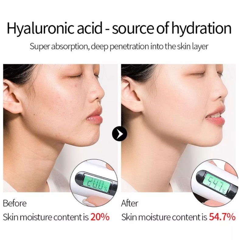 SERUM HYALURONIC ACID FACE SERUM AND COLLAGEN PEPTIDES FACE SERUM ANTI AGING WRINGKLE WHITENING ANTI KERUTAN ANTI PENUAAN