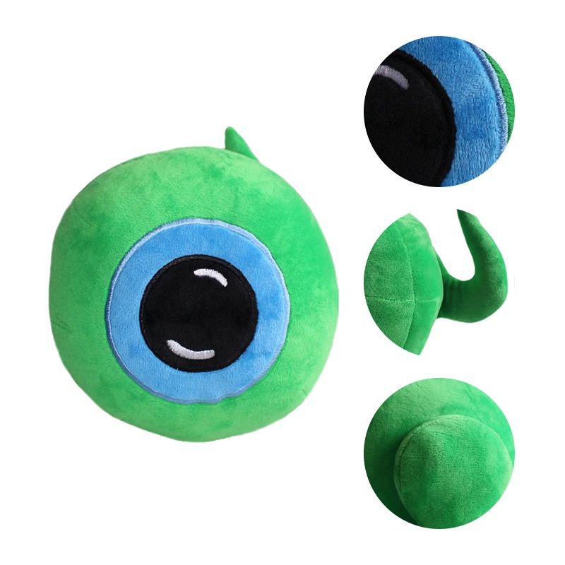 Jacksepticeye Sam Plush Toy Doll Septiceye Green Big Eye Stuffed Creative Gifts