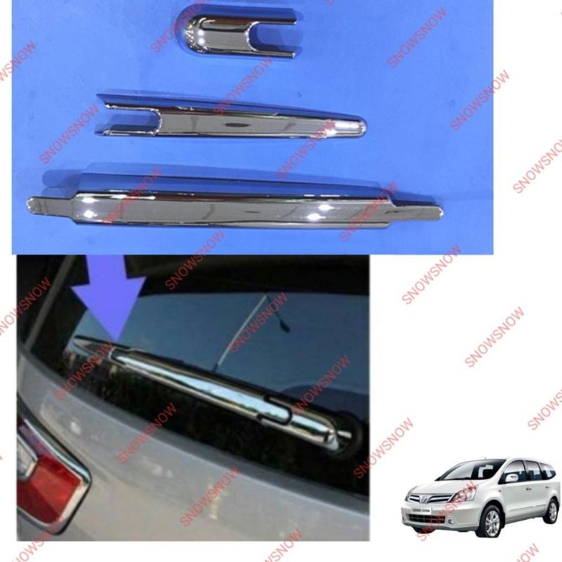 Wiper Cover Nissan Grand Livina Chrome