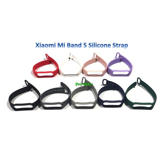 Strap Silicone for Xiaomi Mi Band 5 / 6 Gelang Rubber Silikon