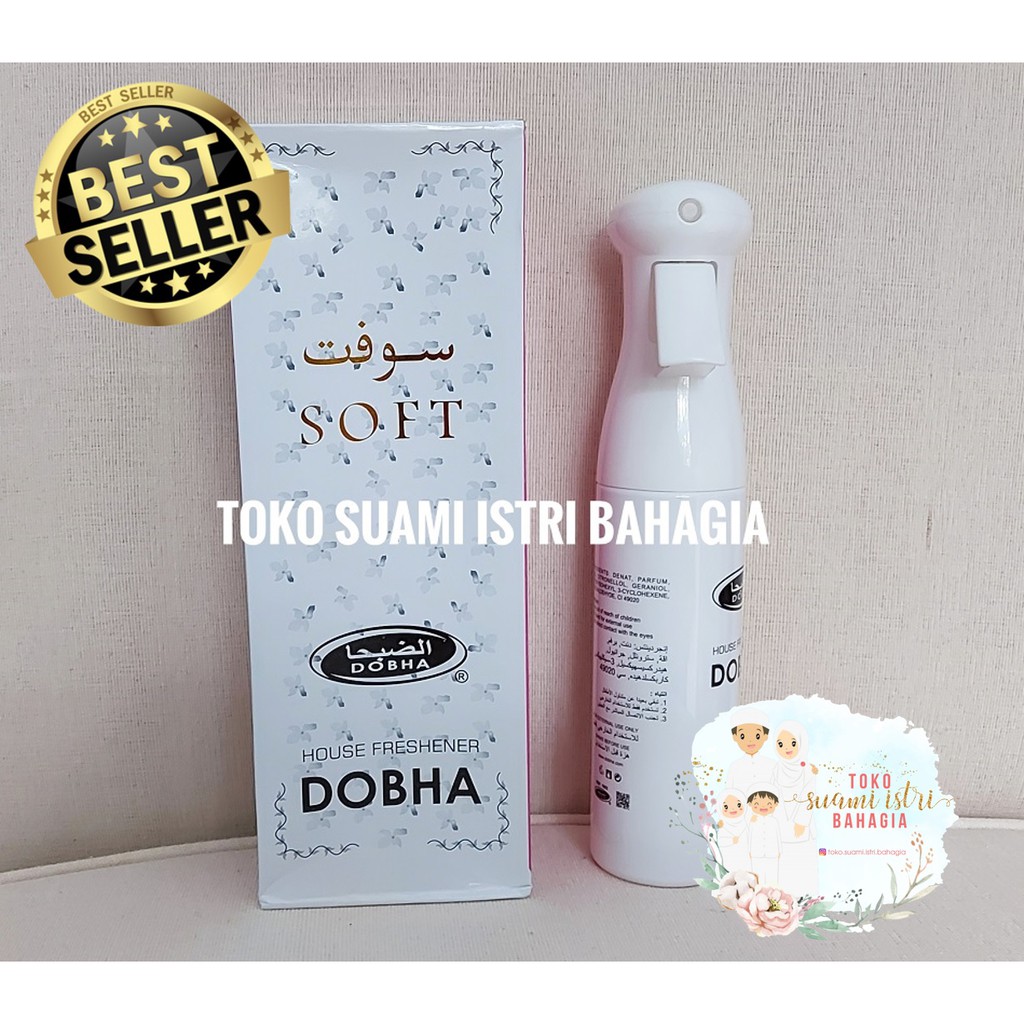 Pengharum Ruangan Soft 250 ml Dobha Spray Air Freshener Bay Fresh