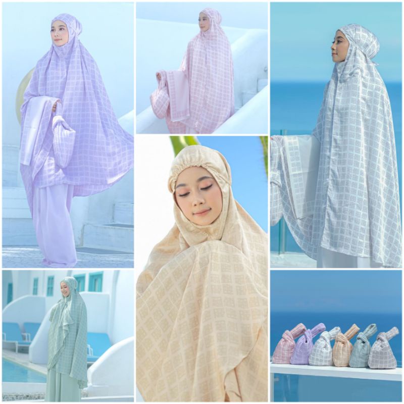 Mukena DEENAY Monogram Prayer Robe ORIGINAL