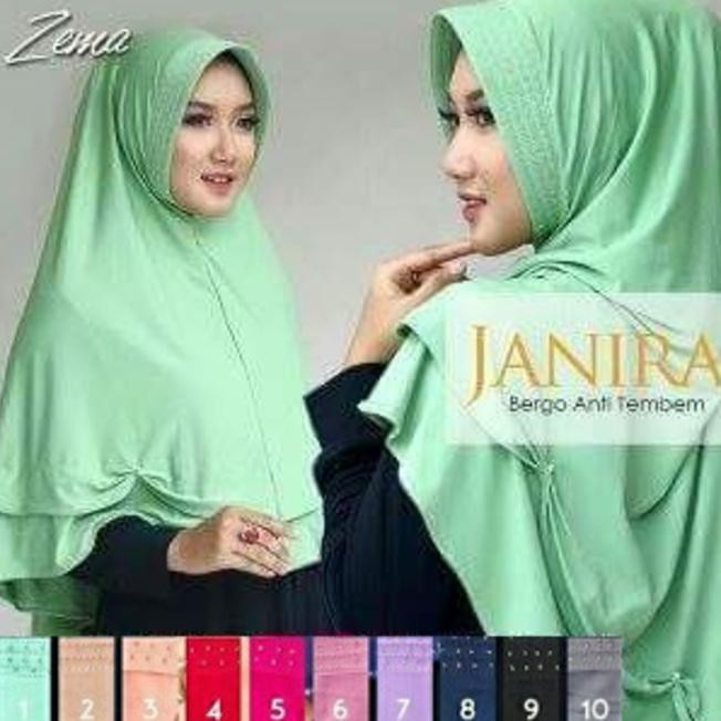 MTS4 BERGO JANIRA ANTEM VER PANJANG - HITAM 6XT7