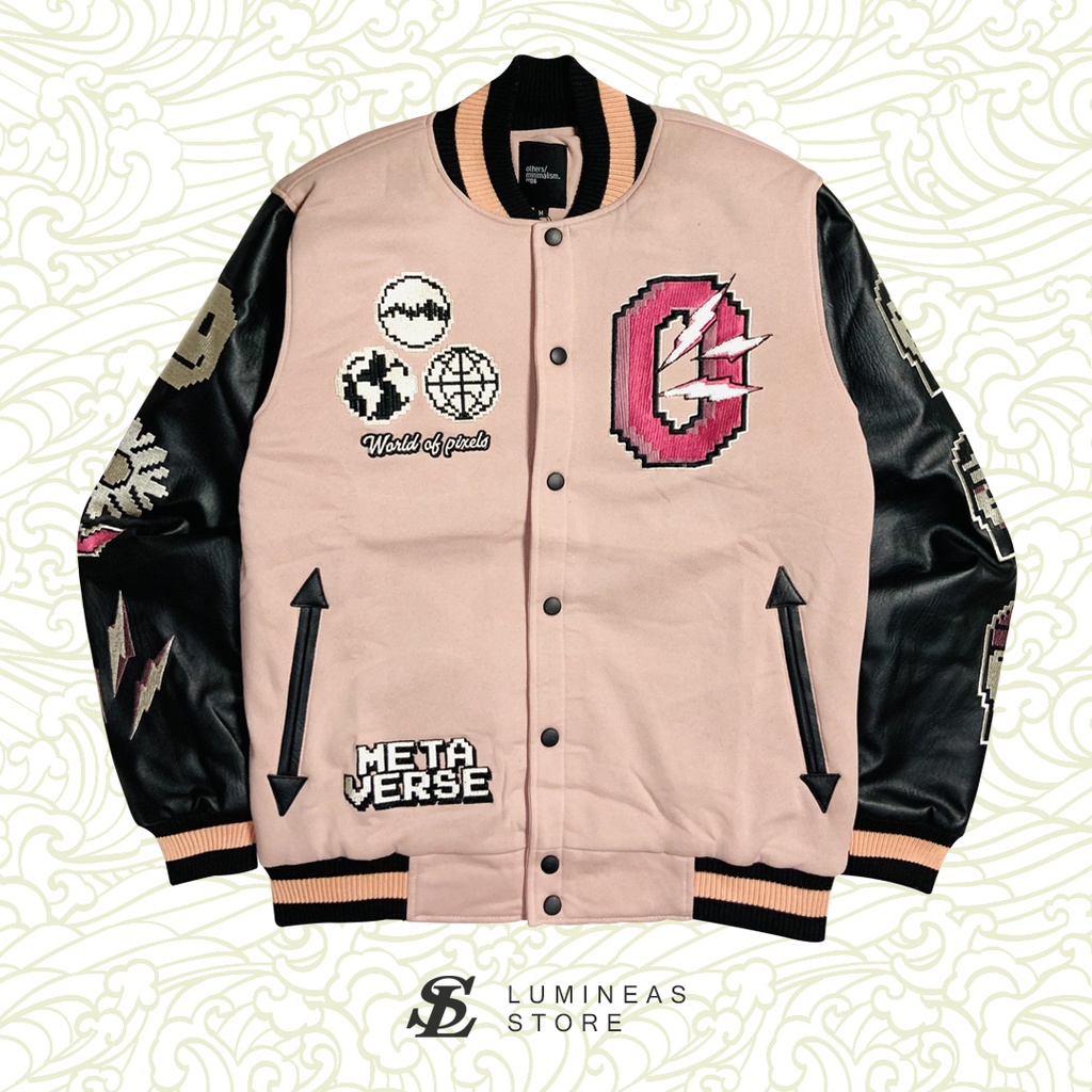 LUMINEAS STORE | VARSITY JACKET METAVERSE LIGHT PINK | OTHERSBRAND