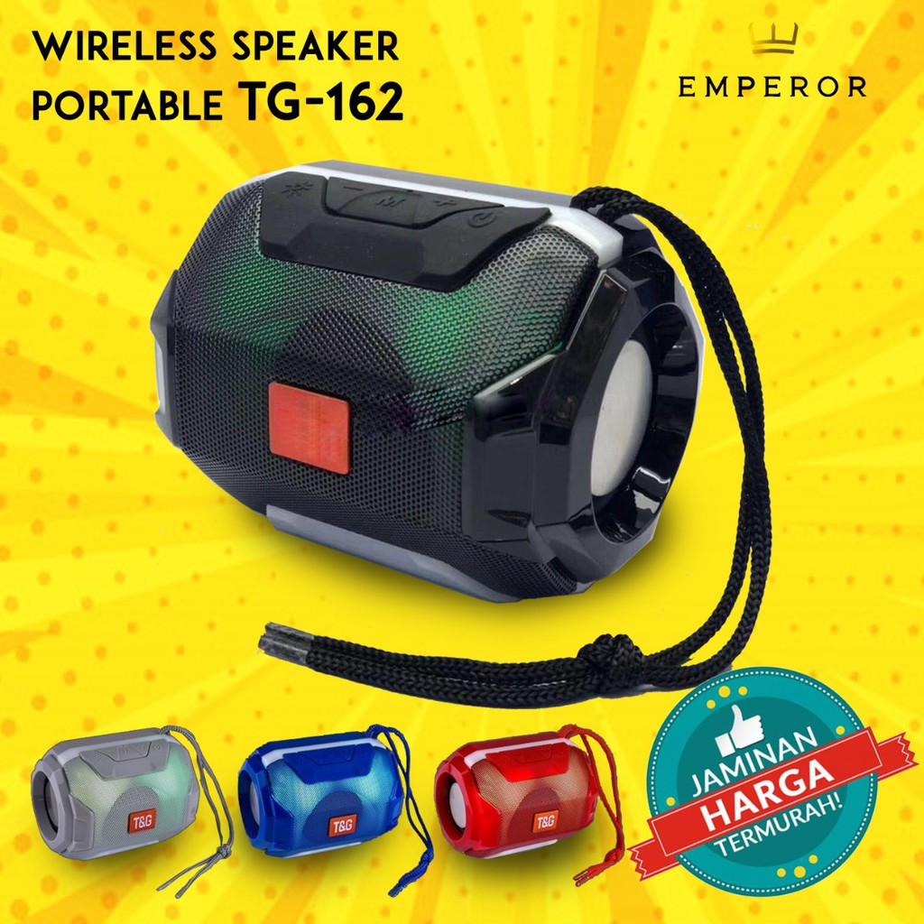 MIC/SPEAKER KARAOKE BLUETOOTH WIRELESS PORTABLE TG 162 JBL T&G MURAH