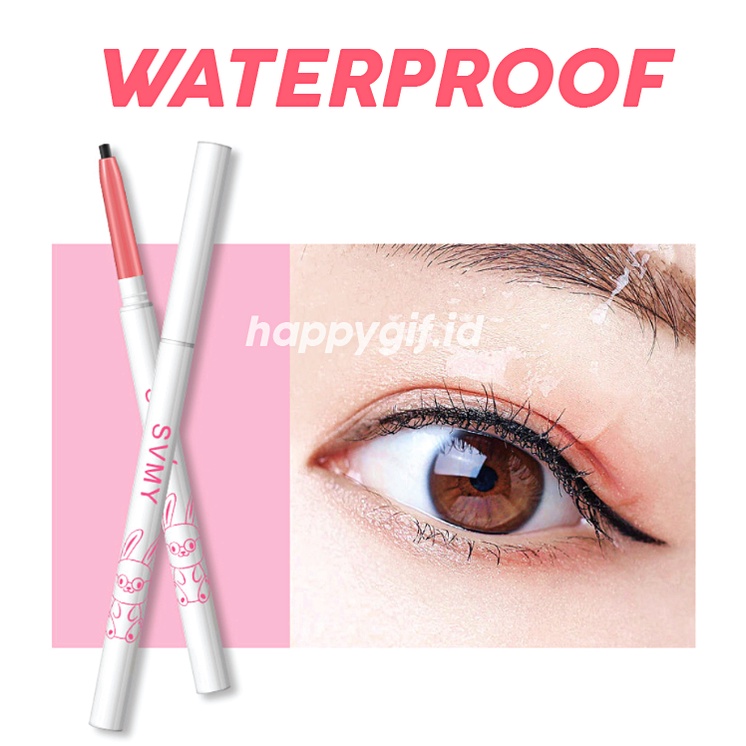 SVMY Eyeliner Waterproof Mata Pink White Twisted Tahan Air LA170 865