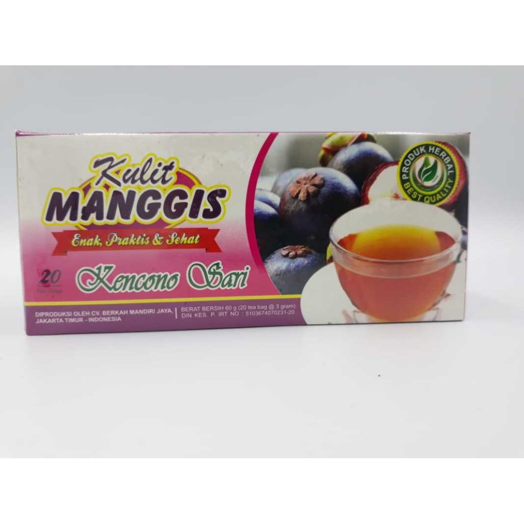 Teh Celup Kulit Manggis Herbal Asli 100% Original