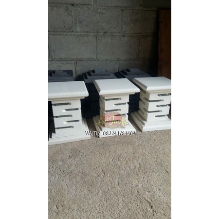 Lampion Duduk Batu Paras Jogja Asli