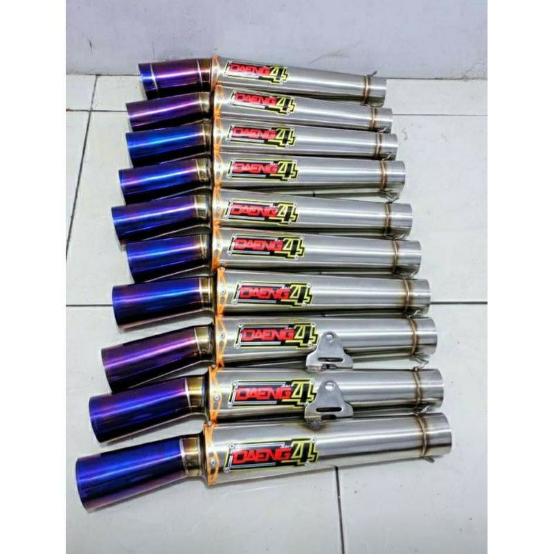 Knalpot Racing Daengsai4 Gp warior Canister ONLY Diameter 2inch