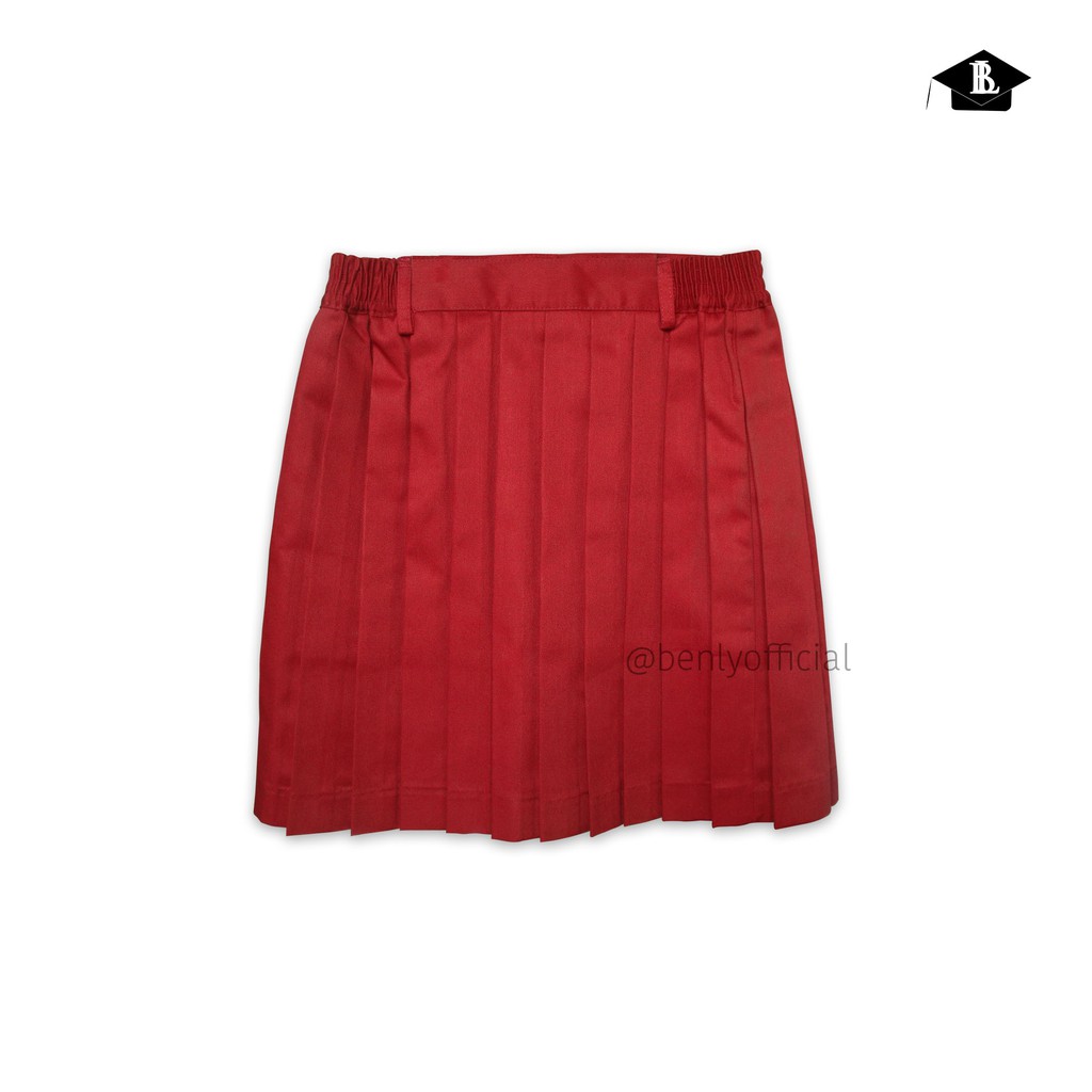 BENLY Rok SD Pendek / Seragam Sekolah / Rok Sekolah