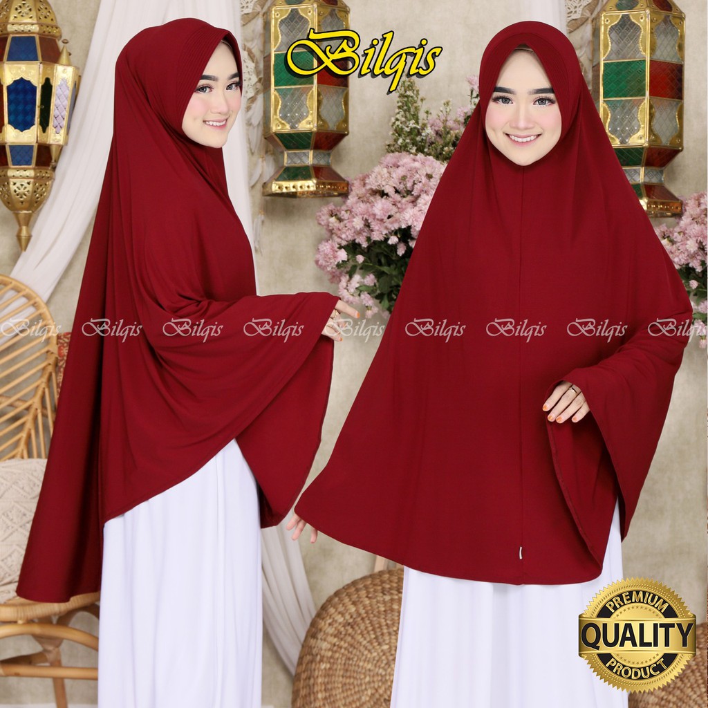 HIJAB BILQIS BERGO JERSEY SUPER POLOS JUMBO