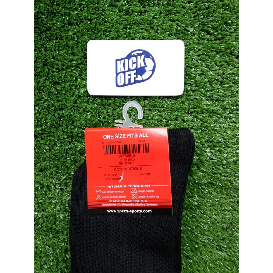 KAOS KAKI BOLA  / KAOS KAKI FUTSAL SPECS OPTIMUS FB SOCKS  - BLACK