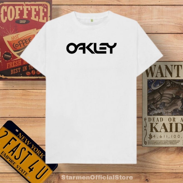 Kaos Distro Unisex OAKLEY Katun Combed 30s / sablon polyflex /polyflex premium / Pakaian Pria Wanita Atasan Cowok Cewek /kaos kekinian / kaos viral / tshirt tumbrl tee basic /SIZE M , L , XL , XXL / kaus oblong oversize kaos murah best seller ready