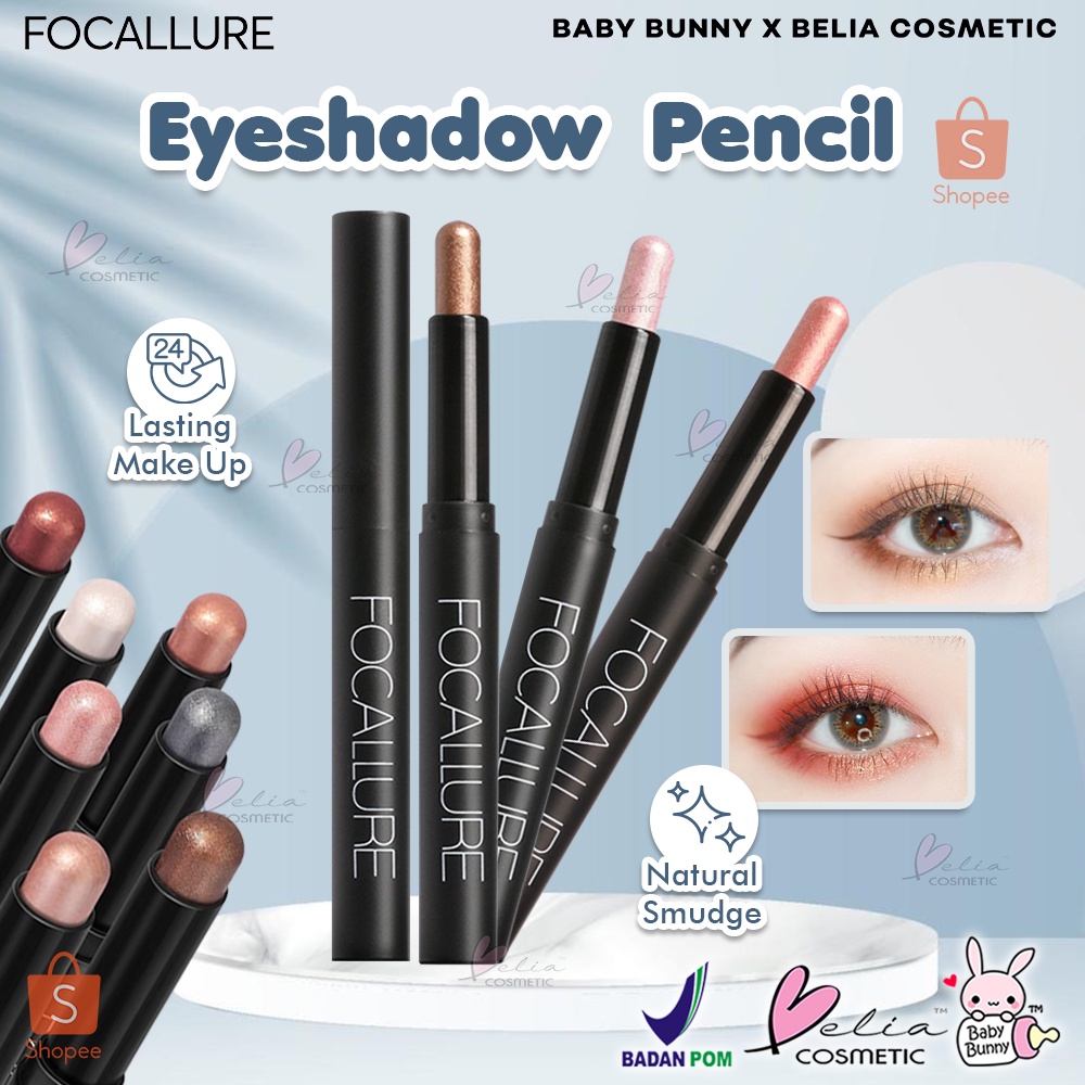 ❤ BELIA ❤ FOCALLURE Eyeshadow Pencil FA38 | Pigmented | Tahan Lama | Waterproof | Eyeshadow Pensil | BPOM