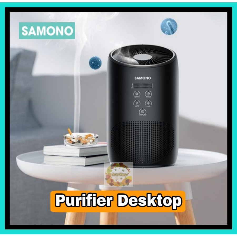 NA - Purifier Meja Kantor Saringan Udara Air Purifier Desktop APB80