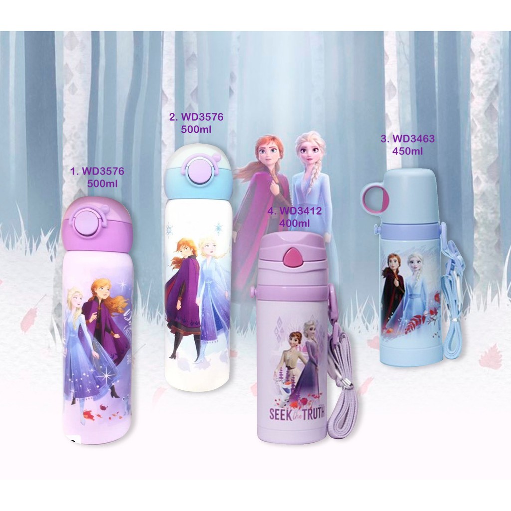 DISNEY FROZEN II BOTOL MINUM THERMOS STAINLESS STEEL ORIGINAL