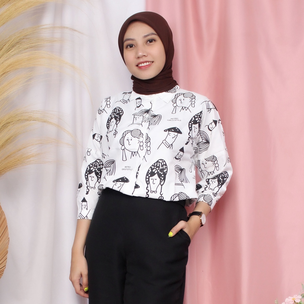 RX FASHION - KEMEJA RETRO PJ