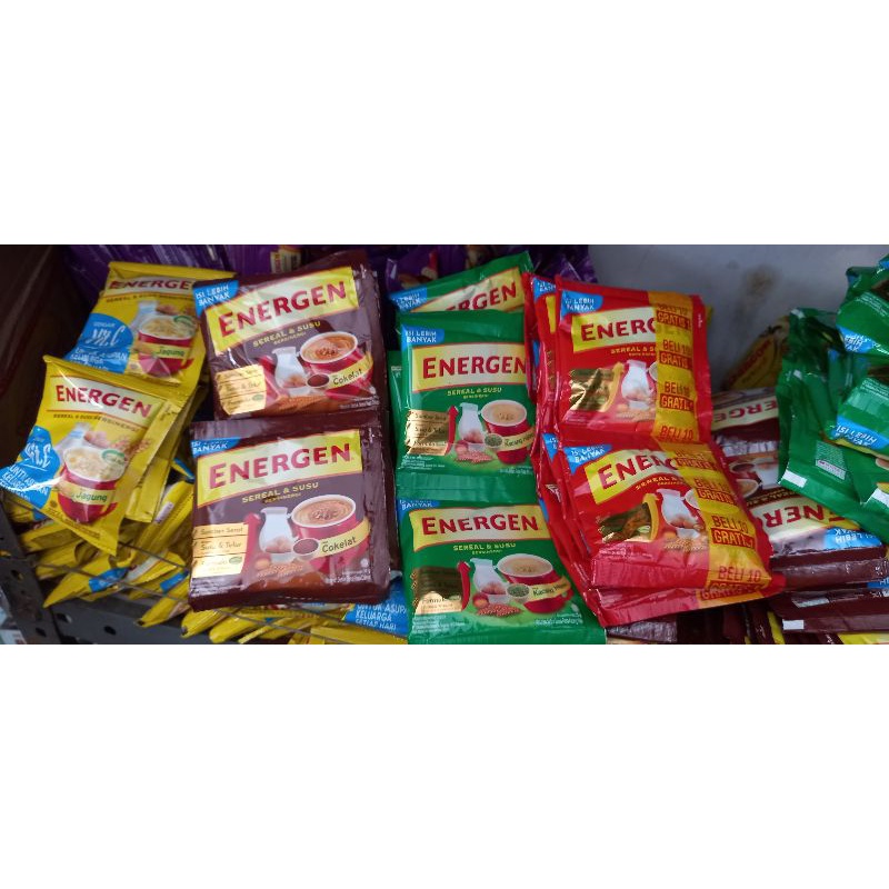 

energen kacang hijau/coklat/vanila