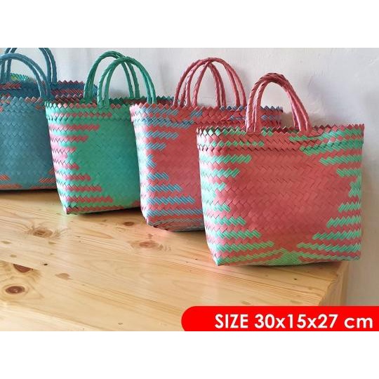 ✶ tas anyaman plastik Jumbo ♞