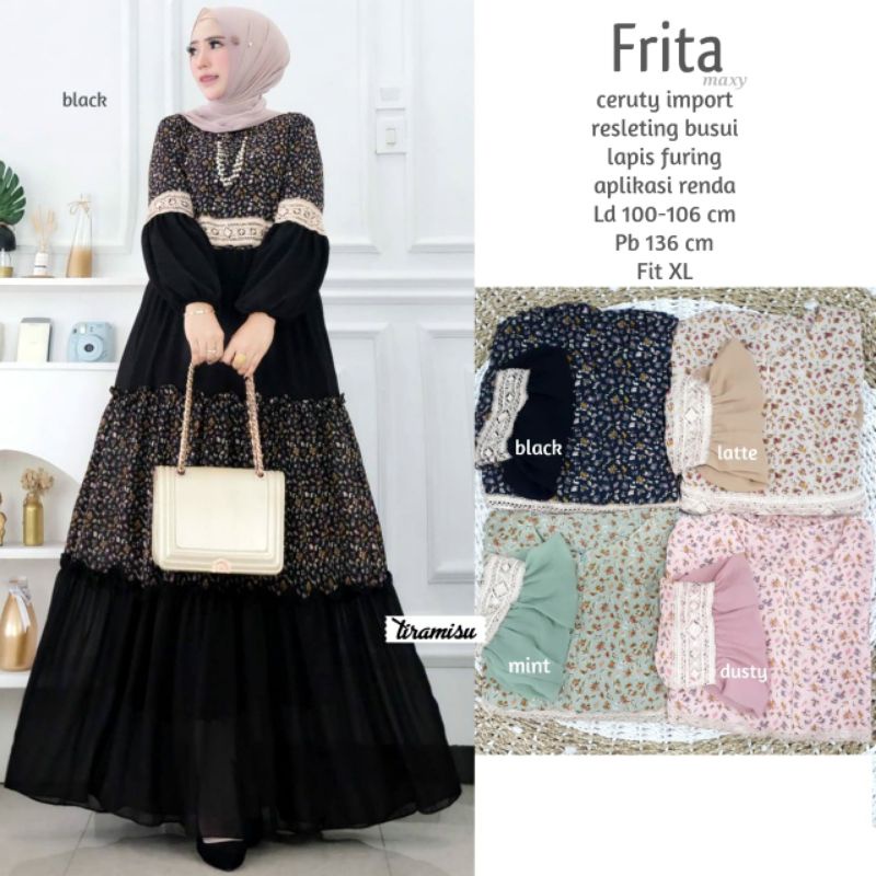 FRITA DRESS // MAXI DRESS // TIRAMISU