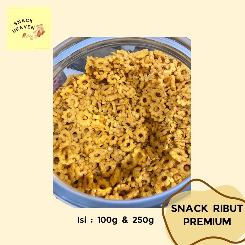 

SNACK CEMILAN RIBUT PREMIUM GURIH 100g