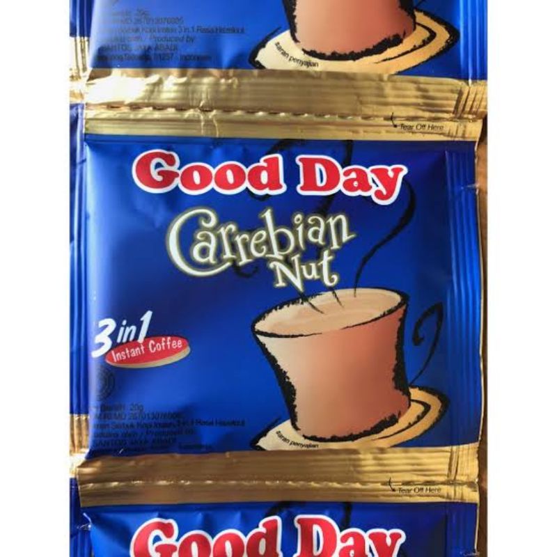 GoodDay Caribbean Nut 1 Renceng isi 10 pcs Good day