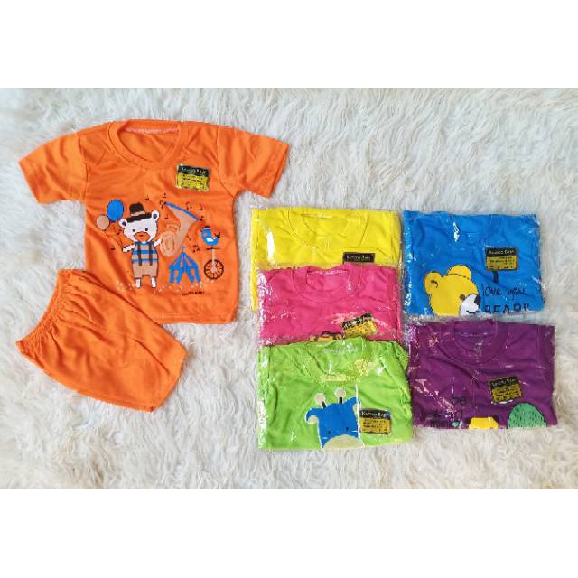 SETELAN BAYI BAJU/KAOS  KAZOZO ADEM MURAH BERKUALITAS