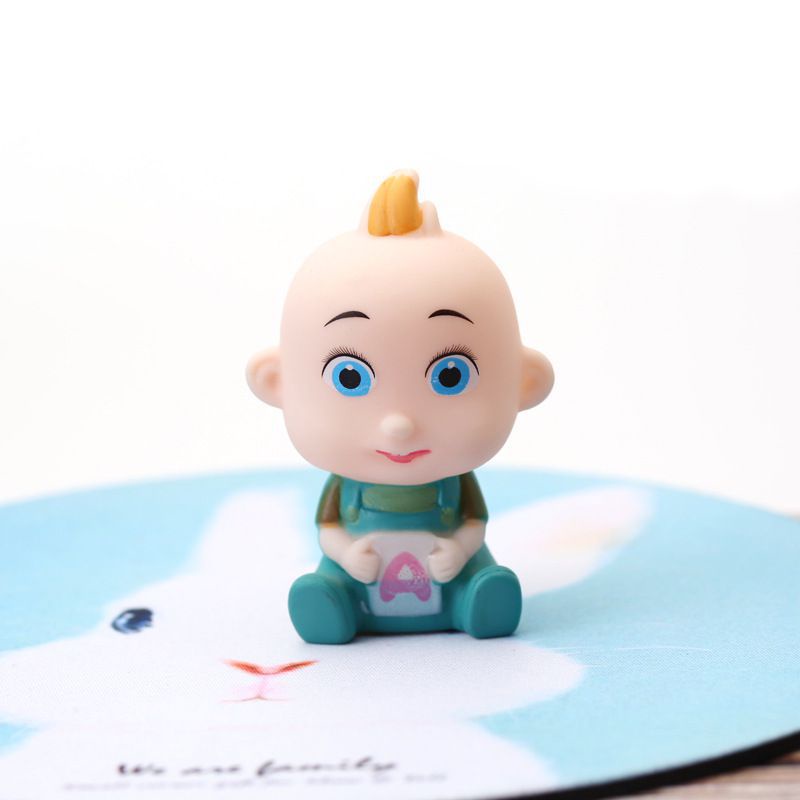 7cm Boneka Cocomelon Ornaments Birthday Baking Handicraft Baby Children'S Cake Decoration