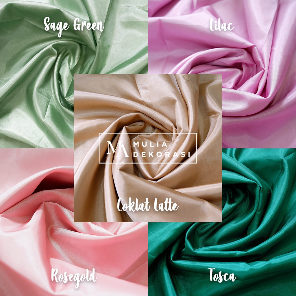 Kain Dekorasi Backdrop Abutai Peles Warna Pastel Earth Tone Sage Green Lilac Coklat Putih Tulang