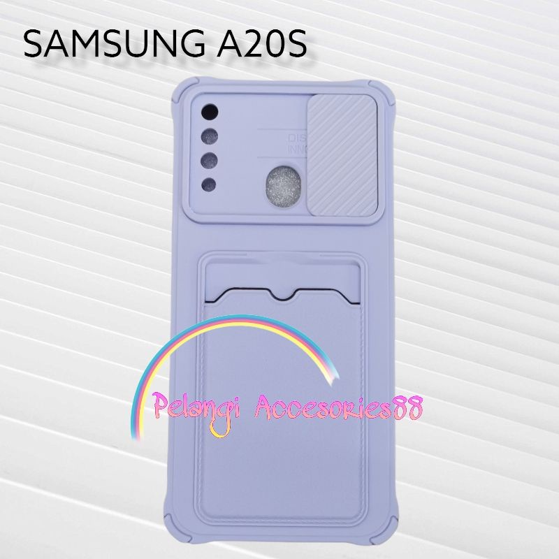 CASE SAMSUNG A20S SOFTCASE SLEDING WARNA WARNI